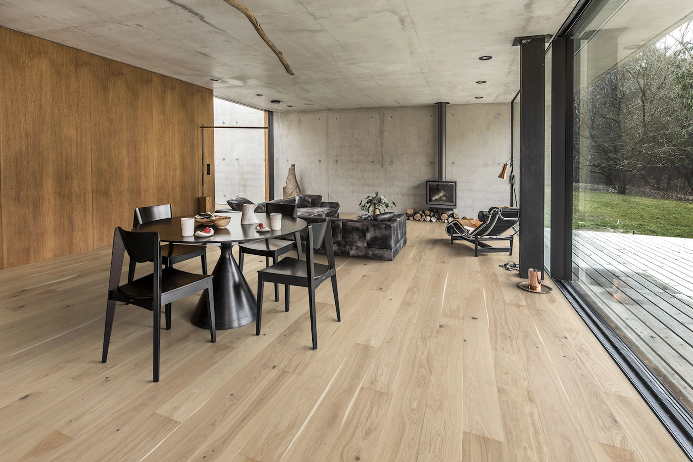 Kahrs Lux 151mm x 2420mm Hardwood Plank Oak Eggshell