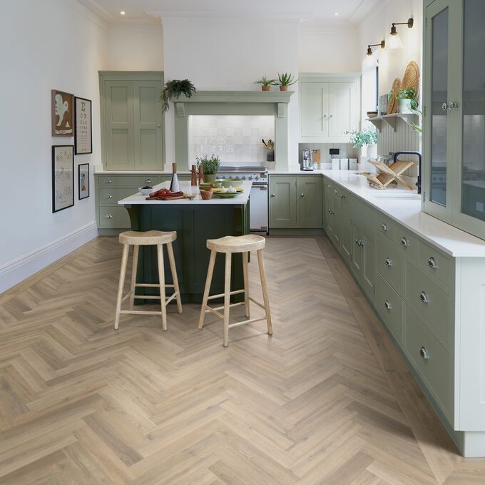 Polyflor Camaro PUR Herringbone 76mm x 457mm Vinyl Plank