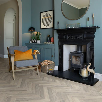 Polyflor Camaro PUR Herringbone 76mm x 457mm Vinyl Plank