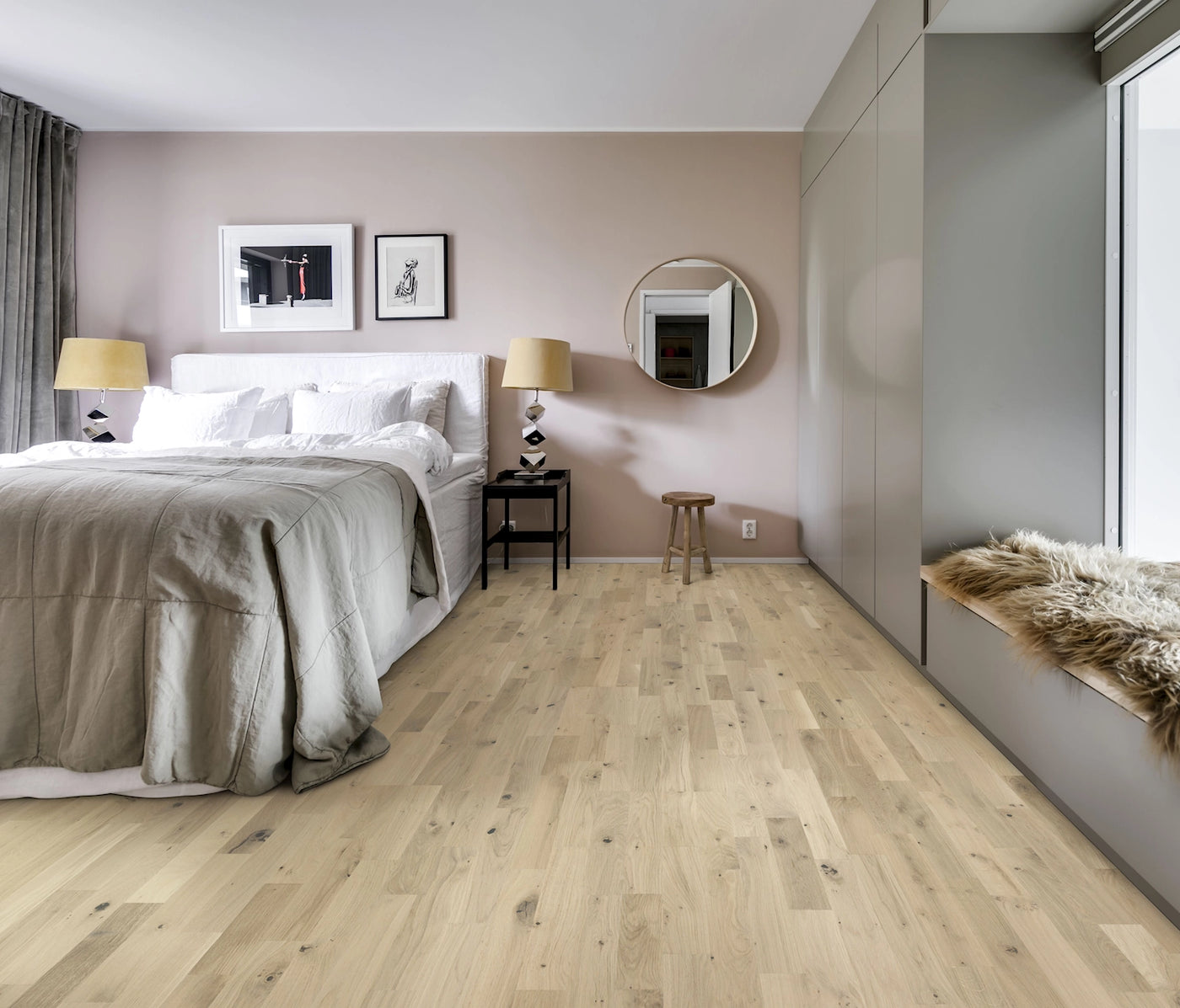 Kahrs Beyond Retro 200mm x 2423mm Hardwood Plank Oak Frosted Oat Strip