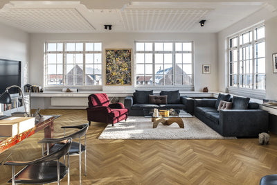 Kahrs Studio Herringbone 70mm x 490mm Hardwood Plank Oak Ab Natural Oil