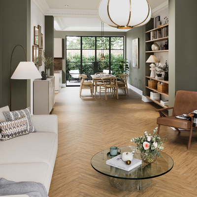Malmo Freedom Herringbone 100mm x 610mm Vinyl Plank Bergen