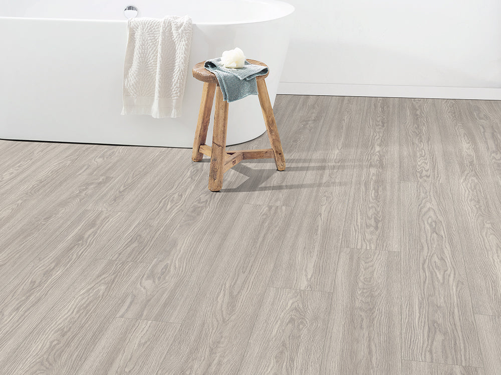 Egger Aqua Plus Classic 193mm x 1292mm Laminate Plank Light Grey Soria Oak