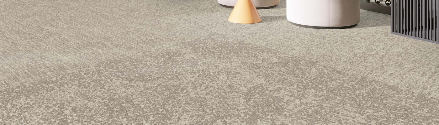 Burmatex Balance Grid 500mm x 500mm Carpet Tile Light Neutral
