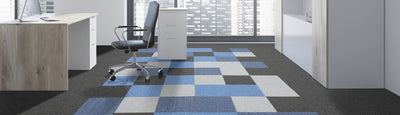 Burmatex Go To 500mm x 500mm Carpet Tile Metal Grey