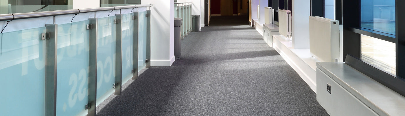 Burmatex Go To 500mm x 500mm Carpet Tile Coal Grey