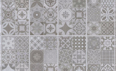 FirmFit Encaustic Tile Deco 300mm x 600mm Vinyl Tile
