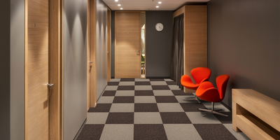 The Floor Hub Dahlia 500mm x 500mm Carpet Tile Nectar