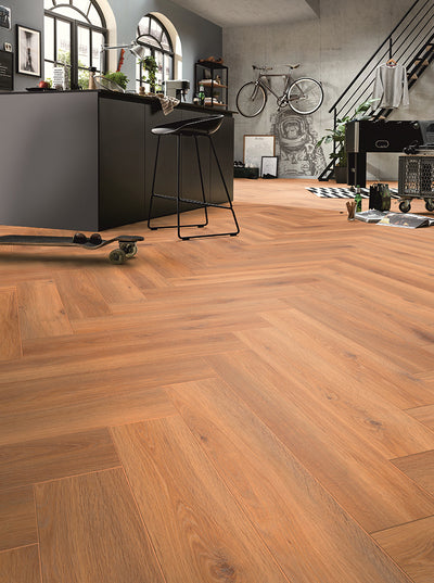Kronotex Herringbone 133mm x 665mm Laminate Plank