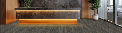 The Floor Hub Humbug 500mm x 500mm Carpet Tile Cobalt