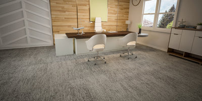 The Floor Hub Infusion Patterned 500mm x 500mm Carpet Tile Rooibos
