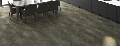 FirmFit Original Pre-Grouted 405mm x 810mm Vinyl Tile Riven Beige Stone