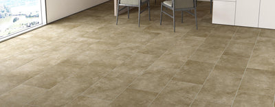 FirmFit Original Pre-Grouted 405mm x 810mm Vinyl Tile Silver Concrete
