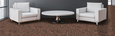 The Floor Hub Lattice 500mm x 500mm Carpet Tile Ancor Grey