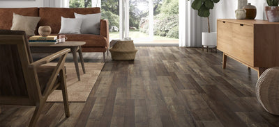 Malmo Senses Rigid Embossed 180mm x 1220mm Vinyl Plank Brada Chestnut