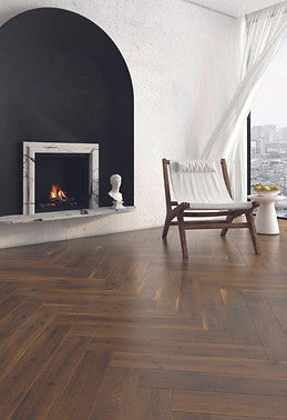 Heritage Woodcraft Premium Herringbone 100mm x 600mm Laminate Plank