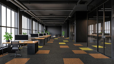 The Floor Hub Palladium 500mm x 500mm Carpet Tile Gabbro