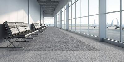 The Floor Hub Palladium 500mm x 500mm Carpet Tile Riverstone