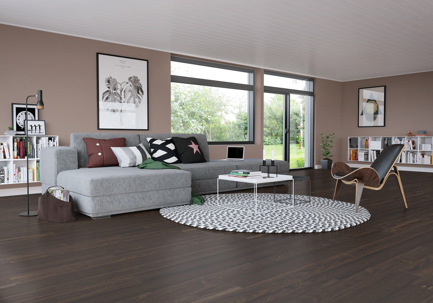 Junckers Plank Flooring Black Oak 140mm x 1800mm Hardwood Plank