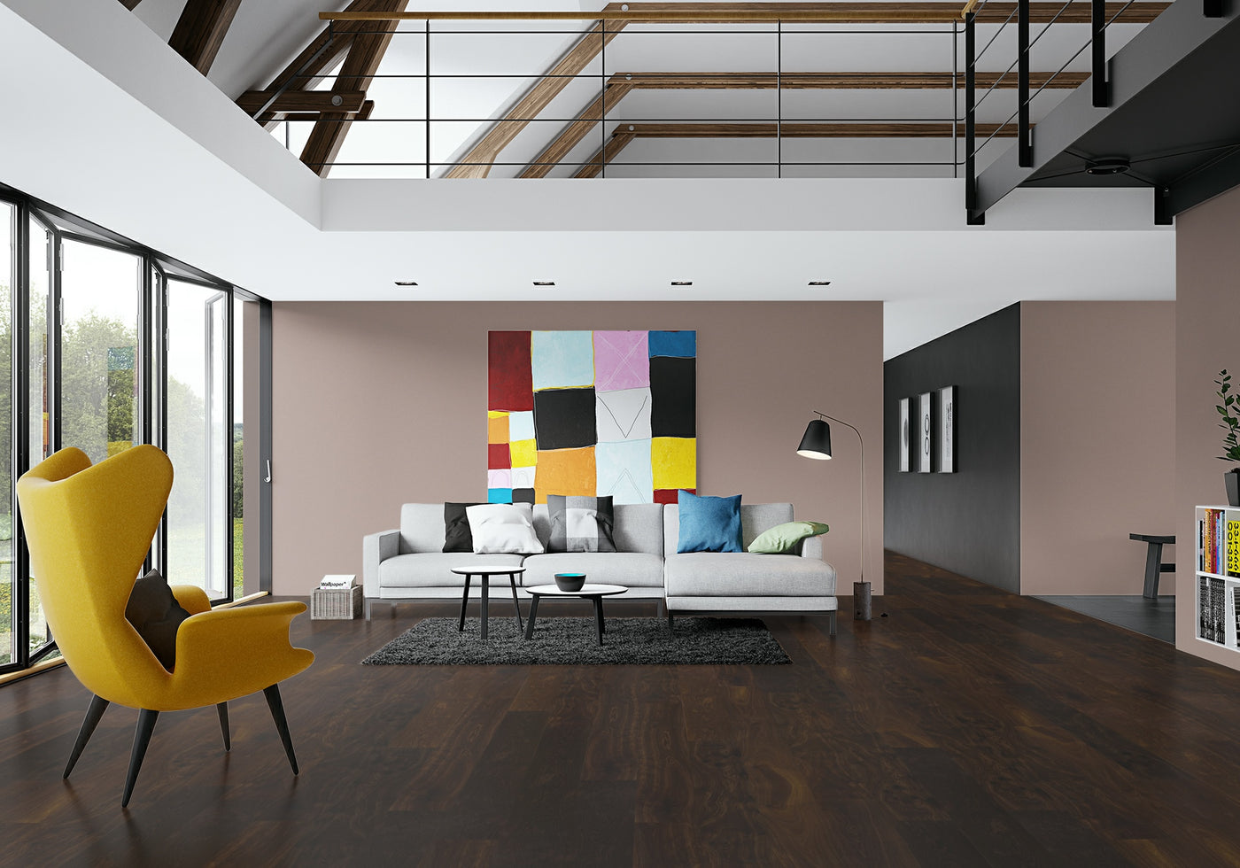 Junckers Plank Flooring Black Oak Boulevard 185mm x 2400mm Hardwood Plank