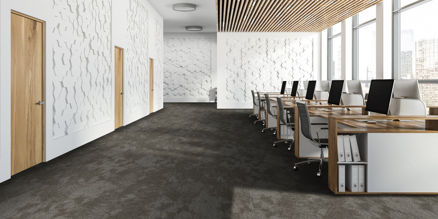 The Floor Hub Shadows 2.0 500mm x 500mm Carpet Tile Inari