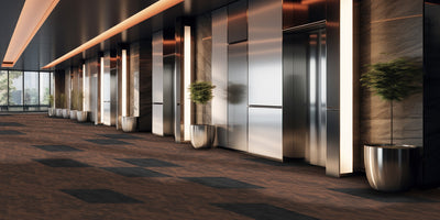 The Floor Hub Shadows 2.0 500mm x 500mm Carpet Tile Sable