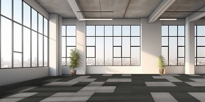 The Floor Hub Skyscape 500mm x 500mm Carpet Tile Drought