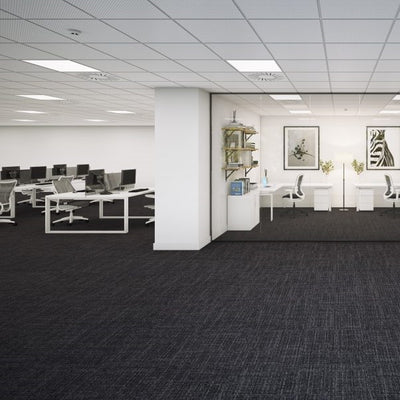 The Floor Hub Composition 500mm x 500mm Carpet Tile Sear