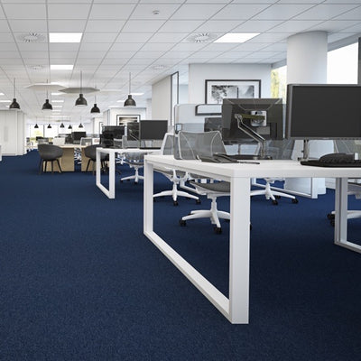 The Floor Hub Dahlia Cut 500mm x 500mm Carpet Tile Bouquet