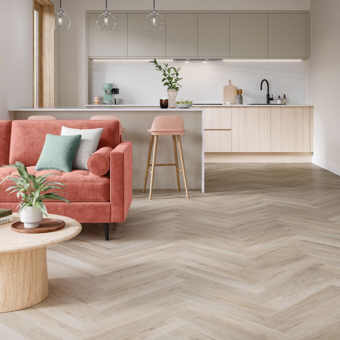 Polyflor Camaro Herringbone 101mm x 609mm Vinyl Plank