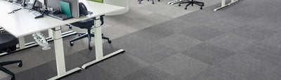 Burmatex Academy 2m x 30m Carpet Roll Charcoal Grey
