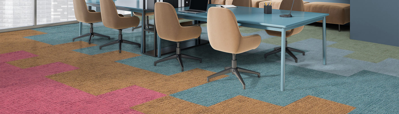 Burmatex Alaska 500mm x 500mm Carpet Tile Ice