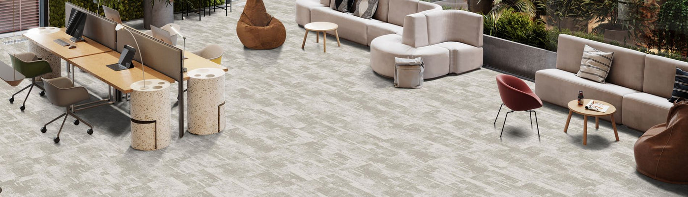 Burmatex Arctic 500mm x 500mm Carpet Tile Polar Black