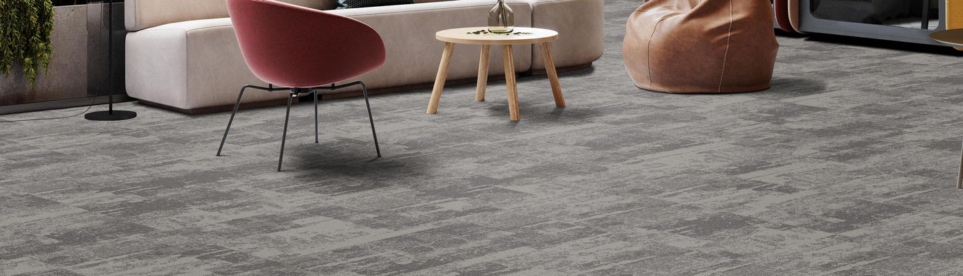 Burmatex Arctic 250mm x 1000mm Carpet Plank Cool Storm