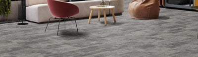 Burmatex Arctic 250mm x 1000mm Carpet Plank Cool Storm