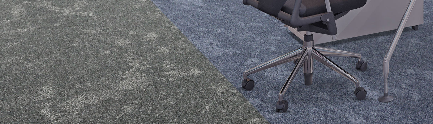 Burmatex Dapple 500mm x 500mm Carpet Tile Grey Zephyr