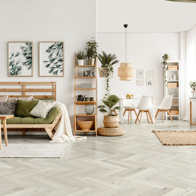 Nordikka Select Bodo Herringbone 118mm x 590mm Vinyl Plank Woodland Fir