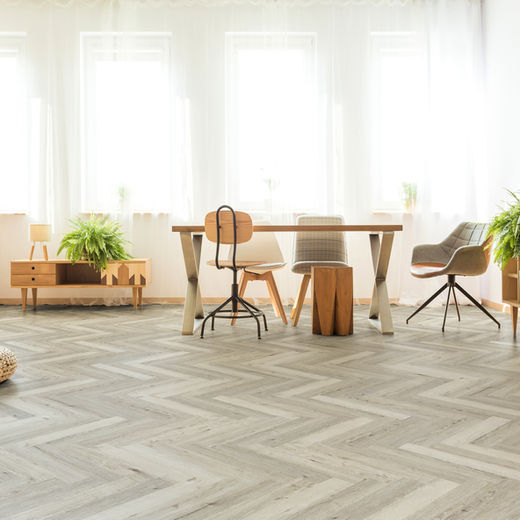 Nordikka Select Bodo Herringbone 118mm x 590mm Vinyl Plank Limed Oak