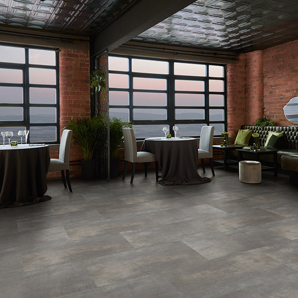 Sierra LVT Exempla 457.2mm x 914.4mm Tempered Concrete Vinyl Tile