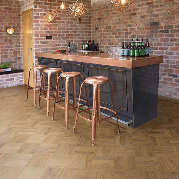 Sierra LVT Exempla Small Parquet 76.2mm x 228.6mm European Oak Vinyl Plank