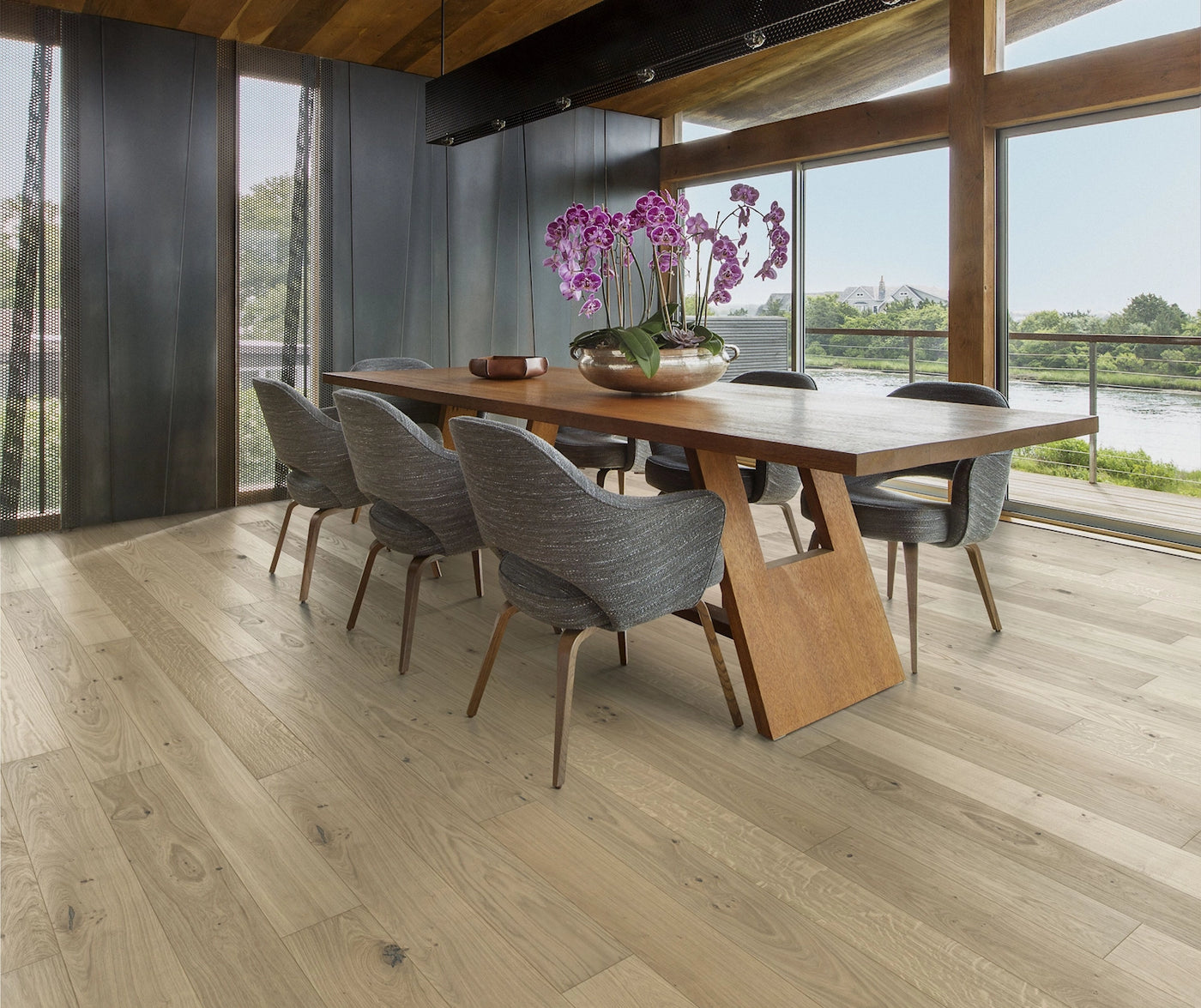 Kahrs Classic Nouveau 187mm x 2420mm Hardwood Plank Oak Nouveau White