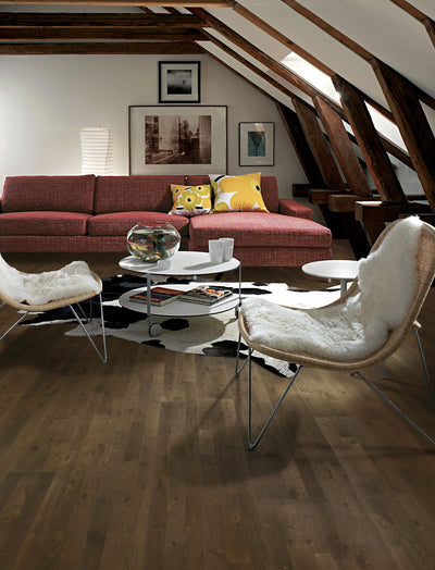 Kahrs Harmony 200mm x 2423mm Hardwood Plank Oak Brownie
