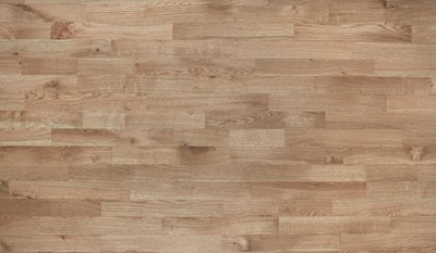 Junckers 2 Strip Solid Oak 14MM 129mm x 1830mm Hardwood Plank (8 Boards)