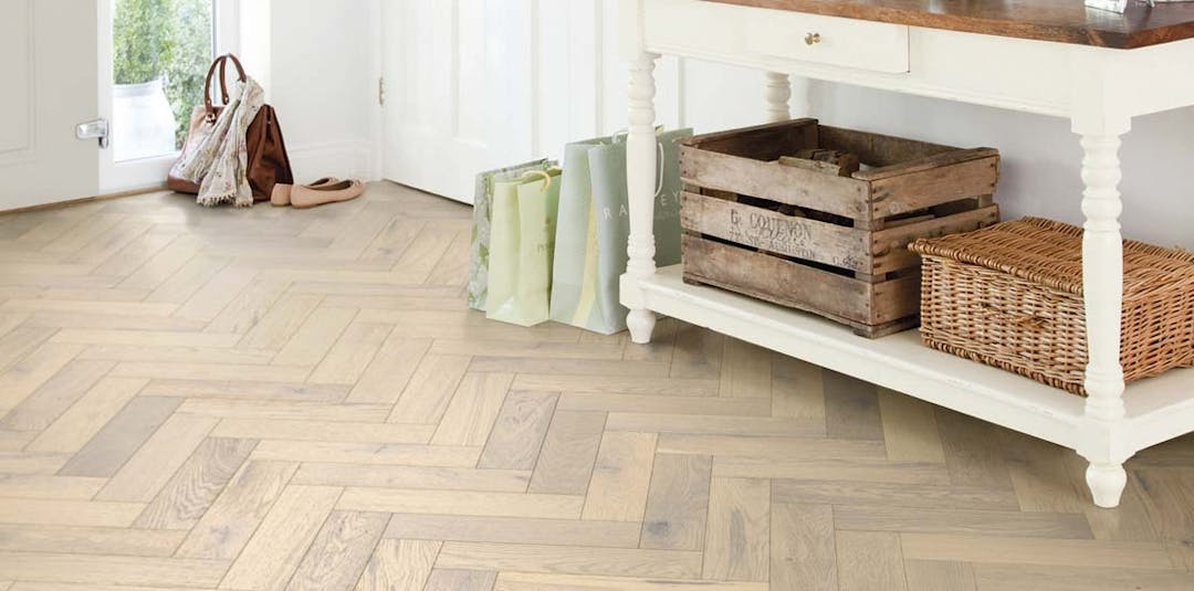 Furlong Flooring Herringbone 100mm x 400mm Hardwood Plank