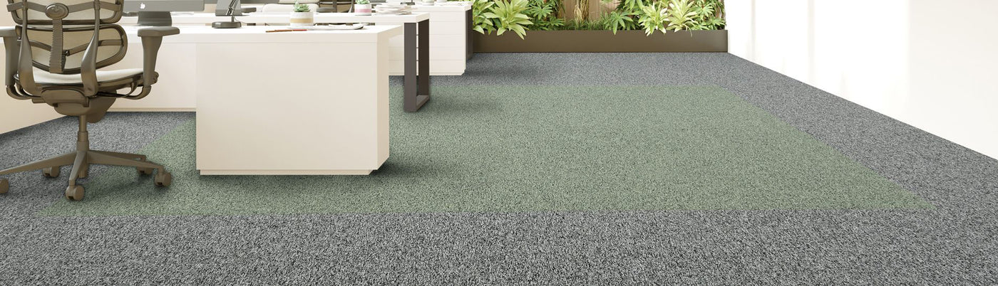 Burmatex Infinity 500mm x 500mm Carpet Tile Silver Salt