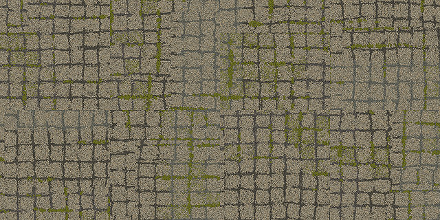 Interface Human Connections Moss In Stone 500mm x 500mm Carpet Tile