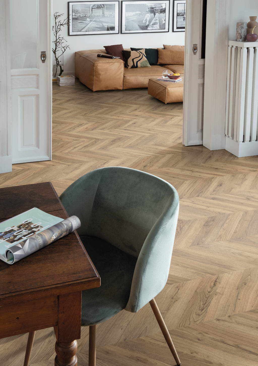 Egger NatureSense Kingsize 327mm x 1292mm Laminate Plank Light Rillington Oak