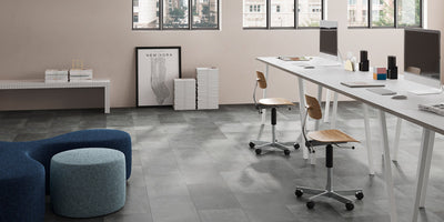 Invictus Maximus Click Groovy Granite 298mm x 603mm Vinyl Tile Shadow