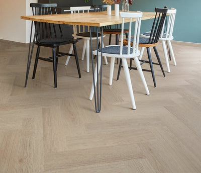 Coretec Floors Natural Herringbone Plus 151mm x 604mm Barley Vinyl Plank