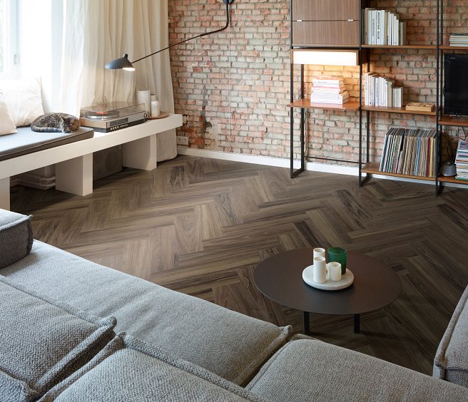 Coretec Floors Natural Herringbone Plus 151mm x 604mm Juniper Vinyl Plank